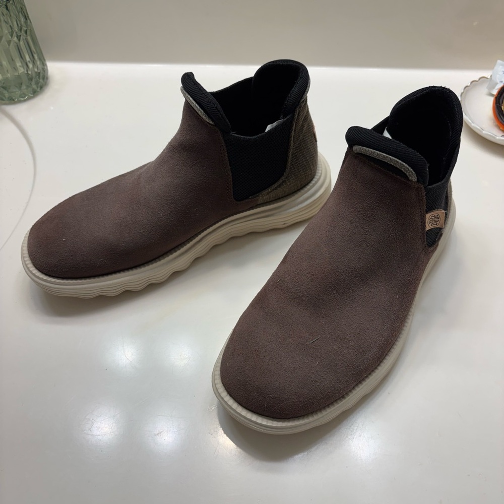 Hey Dude Brown Ankle Booties